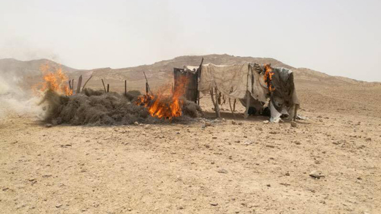 مقتل تكفيريين وتدمير 9 عشش في وسط سيناء