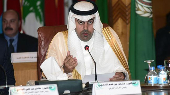 رئيس البرلمان العربي يشيد بمؤتمر الأمم المتحدة في جنيف للمانحين الخاص باليمن