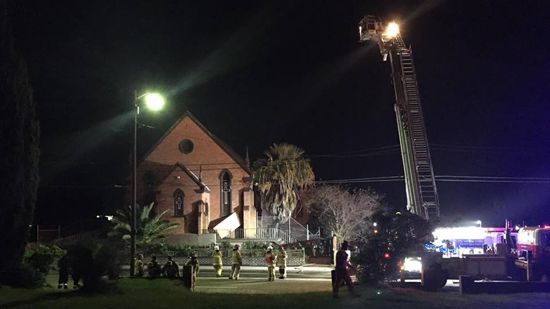 ردود أفعال الجالية القبطية الاسترالية بعد اشتعال النار في أقدم كنيسة قبطية باستراليا