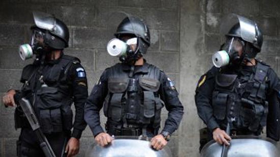 قوات الشرطة فى جواتميالا
