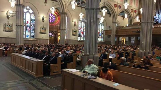 بالصور.. الكنيسة القبطية الأرثوذكسية تشارك في صلاة من أجل السلام بكندا