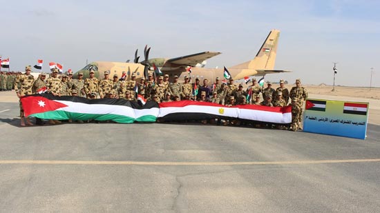 القوات المسلحة المصرية والأردنية ينفذان التدريب المشترك 