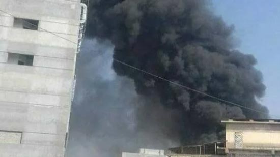 حريق في مبنى وزارة الزراعة بالدقي