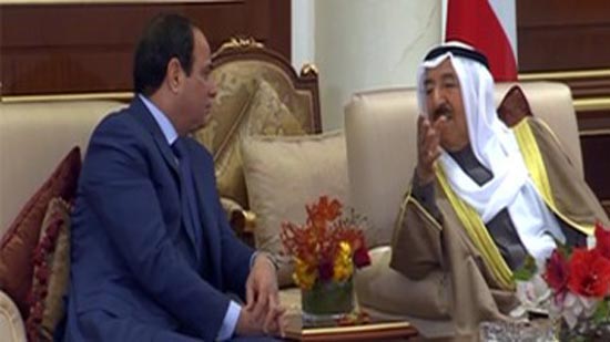 الرئيس السيسى يجرى اتصالا هاتفيا بأمير الكويت للاطمئنان على صحته
