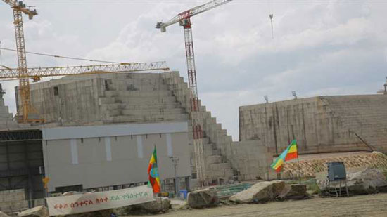 أحدث صور من موقع بناء سد النهضة الأثيوبي - صورة أرشيفية