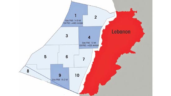 انطلاق التنقيب عن النفط والغاز في لبنان: فترة الاستكشاف الأولى 3 سنوات والثانية سنتان