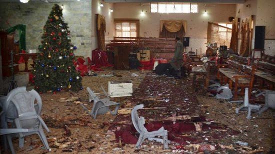 مصر تدين الهجوم الانتحاري بكنيسة غرب باكستان