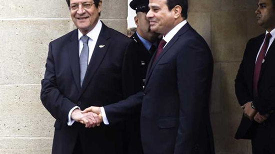 السيسي ورئيس قبرص