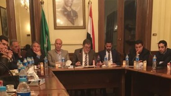 اجتماع رؤساء الاحزاب السياسيه بحزب الوفد