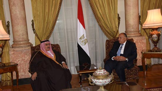  وزير الخارجية يؤكد لنظيره البحريني دعم مصر الكامل لأمن واستقرار البحرين 