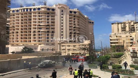 ​​المعاينة الأولية: قنبلة الإسكندرية تزن 10 كيلو TNT.. وفجروها بجهاز تحكم