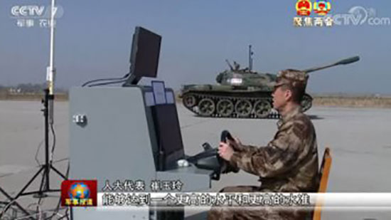 الصين تعلن عن أول دبابة ذاتية القيادة فى العالم