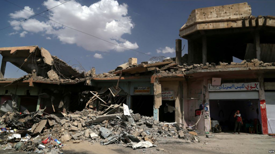 من الدمار الذي خلفه داعش في الموصل (أرشيف)