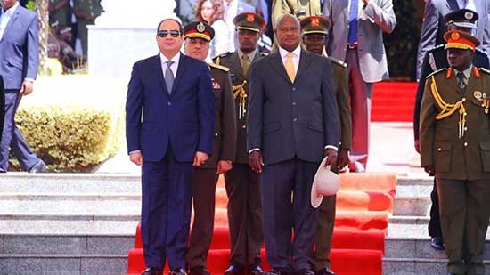  زيارة رئيس أوغندا لمصر