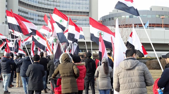  استمرار مظاهرات الجاليات العربية في النمسا ضد نقل السفارة الامريكية الى القدس 