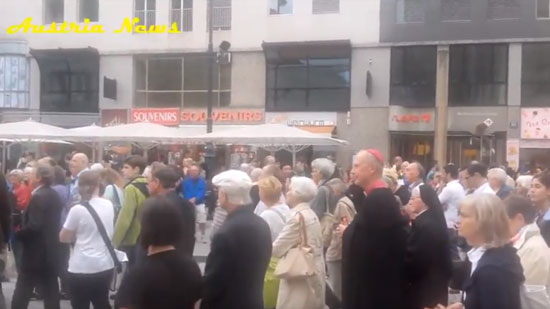 بالفيديو. مسيرة  في فيينا للتضامن مع 100 مليون مسيحي مضطهد