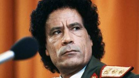 الرئيس الليبى السابق معمر القذافي