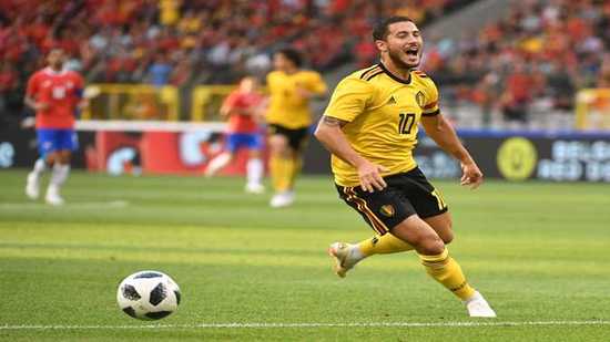 مباراة بلجيكا و كوستاريكا الودية استعدادًا لمونديال روسيا 2018