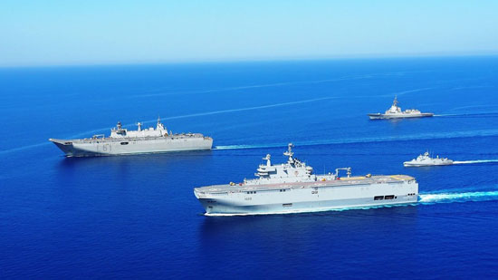 البحرية المصرية والأسبانية تنفذان تدريب بحري مشترك بنطاق البحرين المتوسط والأحمر