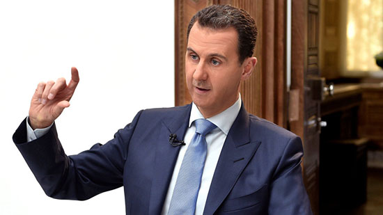  الرئيس السوري، بشار الأسد،