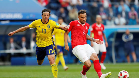السويد تطرد سويسرا من منافسة كأس العالم 2018