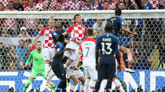 كرواتيا تحرز الهدف الأول لفرنسا