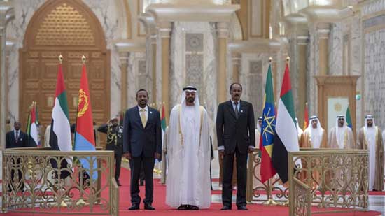 قمة ثلاثية بين قادة الإمارات وإثيوبيا وإريتريا في أبو ظبي