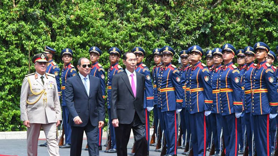السيسي: مصر مهتمة بزيارة أول رئيس فيتنامي