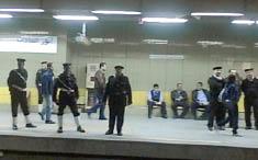 رجال الأمن ينتشرون فى محطات مترو الأنفاق 