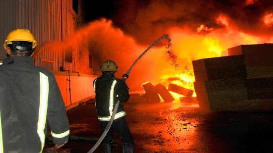 وزارة الصحة: 8 مصابين فى حريق كهرباء الريف بالعباسية
