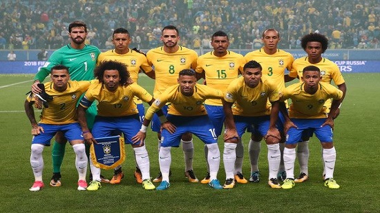  المنتخب البرازيلي يفوز على المنتخب السعودي بثنائية نظيفة 
