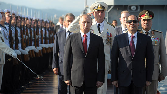 الرئيس السيسي و نظيره الروسى فلاديمير بوتين