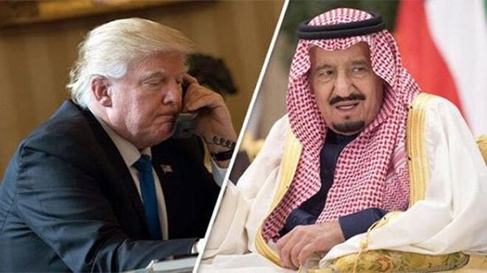 اتصال هاتفي بين الرئيس الأمريكي وملك السعودية  