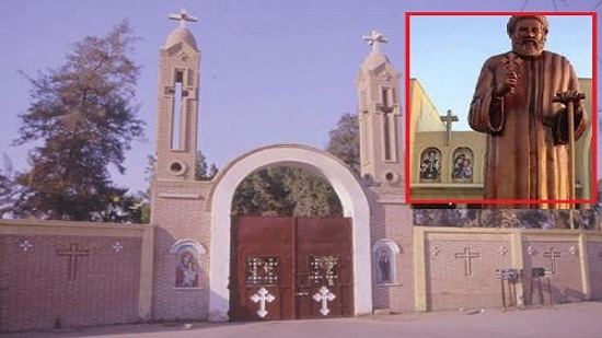 دير القديس الأنبا إبرام، بقرية العزب بمحافظة الفيوم