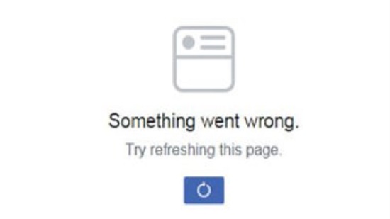 تعطل فيس بوك