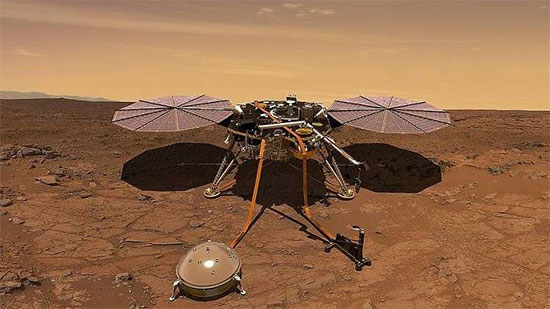 مسبار InSight يهبط على سطح المريخ 