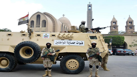  جيش وشرطة وقوات خاصة لتأمين احتفالات الأقباط بالعيد