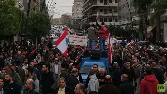 تظاهرات واعتصامات يسارية في مختلف المناطق اللبنانية احتجاجا على تدهور الأوضاع المعيشية
