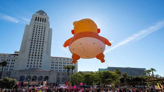 مظاهرات نسائية ضد ترامب في كاليفورنيا