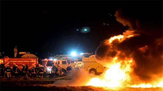 كارثة في المكسيك بعد انفجار أنبوب النفط  