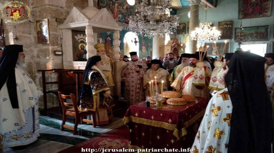 بالصور.. البطريركية الأورشليمية تحتفل بعيد القديس ثيوذوسيوس