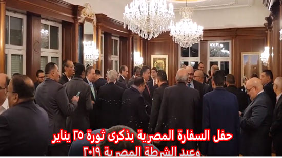  بالفيديو احتفال السفارة والجالية المصرية فى النمسا بثورة 25 يناير 
