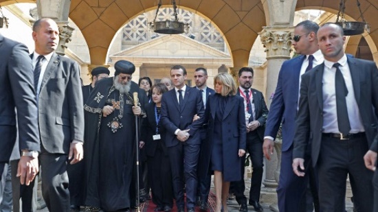  الرئيس الفرنسي: نكن للكنيسة القبطية الأرثوذكسية كل الاحترام ونعرف حجمها ودورها
