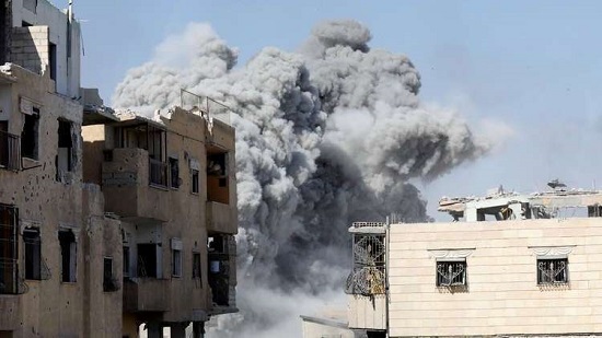  وحدات الجيش السوري تقصف مقرات جبهة النصرة 
