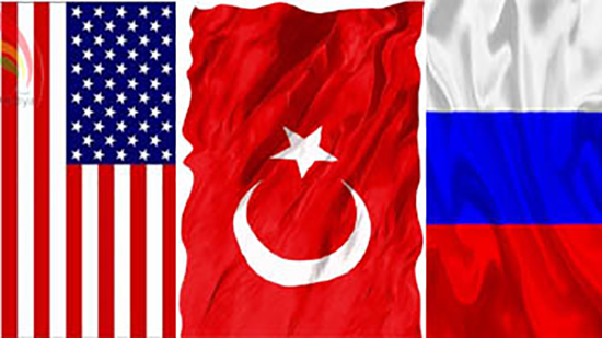 الصراع الروسي الامريكي التركي الأوروبي حول سوريا
