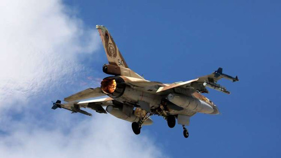 طائرة مقاتلة إسرائيلية من طراز F16