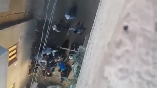 بالفيديو.. اعتداء على مبنى كنسي في أخميم
