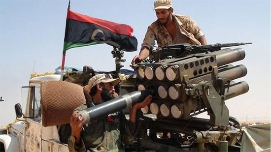 مقاتلات الجيش الليبي تضرب مخزنا لمليشيات طرابلس 