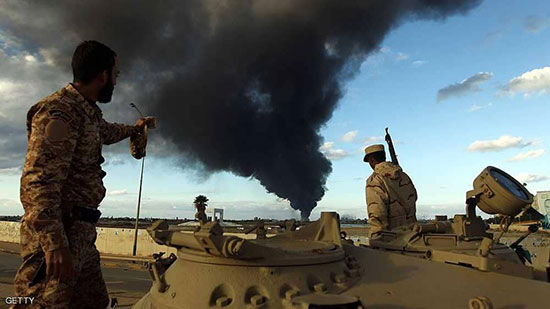 الجيش الوطني الليبي يتصدى لهجوم مسلح استهدف قاعدة جوية