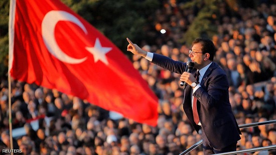 مرشح المعارضة الفائز في انتخابات إسطنبول أكرم إمام أوغلو